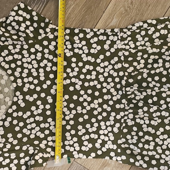 Classic Boden Cotton Green and White Polka Dot Midi Dress, Excellent Condition - Picture 9 of 9